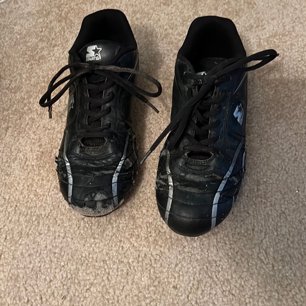 Boys STARTER Perform Black All Purpose Cleats Baseball Soccer